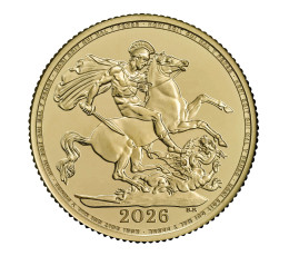 The SOVEREIGN 2026 Gold Bullion Coin | 916.67 Fine Gold